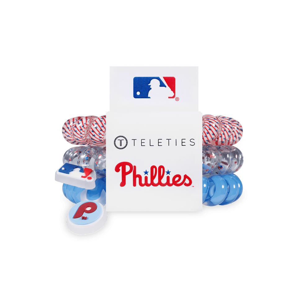 Philadelphia Phillies Large Hair Ties - Hair Ties - TELETIES
