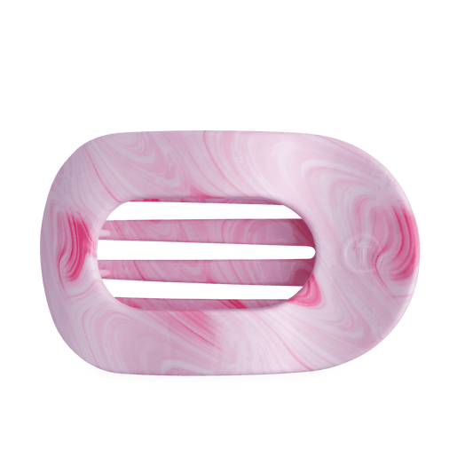 Pinch Me! Large Flat Round Hair Clip
                in Pink - Large
              