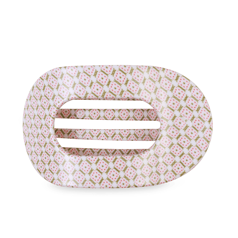 Pine & Pearl Large Flat Round Hair Clip - Hair Clips - TELETIES
