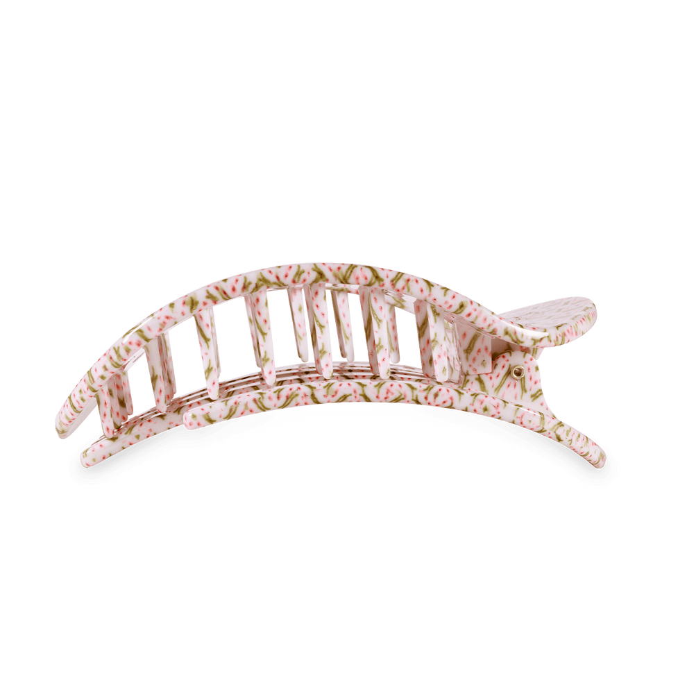 Pine & Pearl Large Flat Round Hair Clip - Hair Clips - TELETIES
