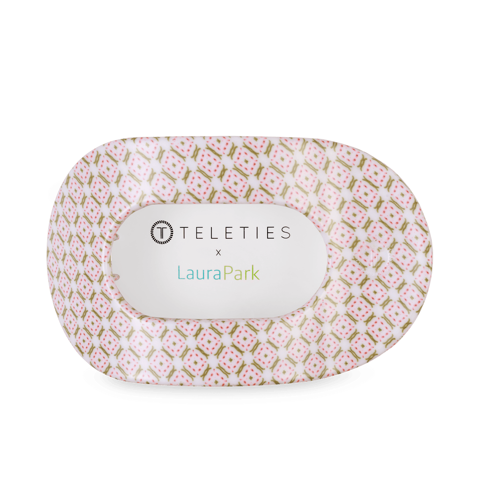 Pine & Pearl Large Flat Round Hair Clip - Hair Clips - TELETIES

