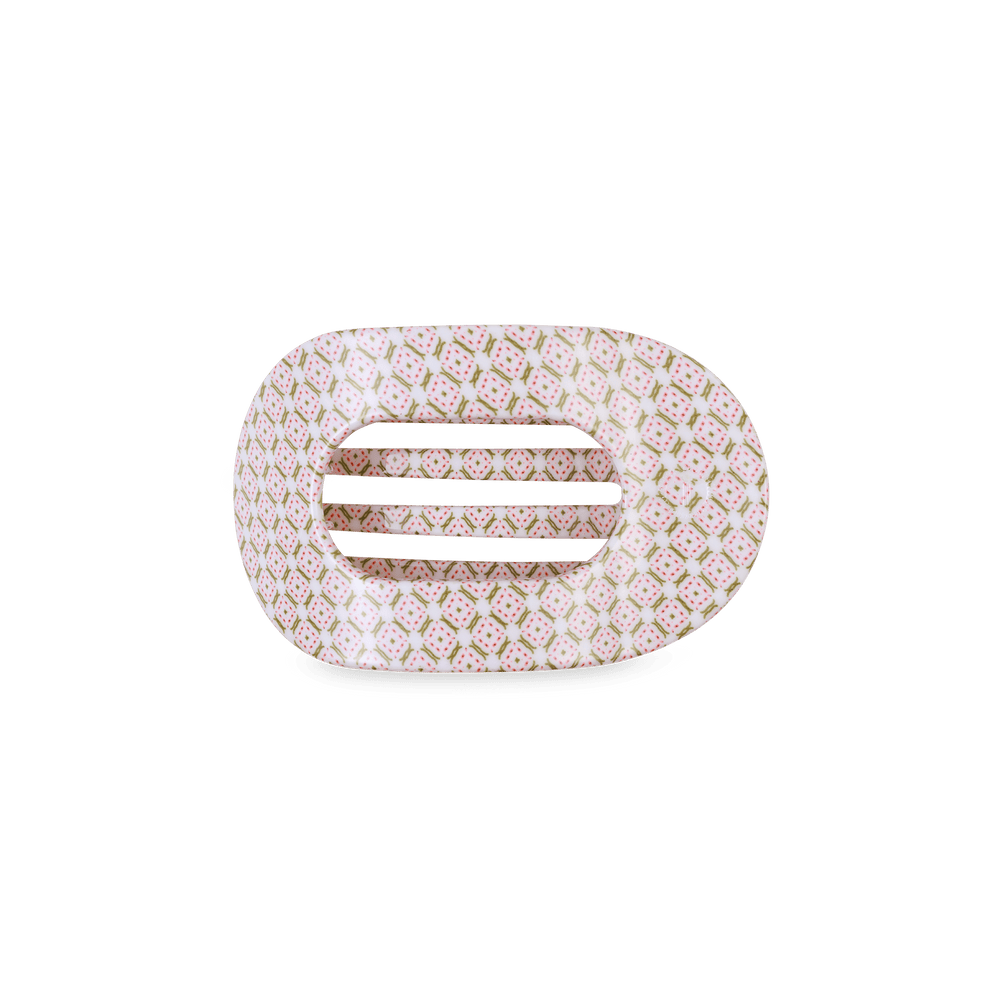 Pine & Pearl Small Flat Round Hair Clip - Hair Clips - TELETIES
