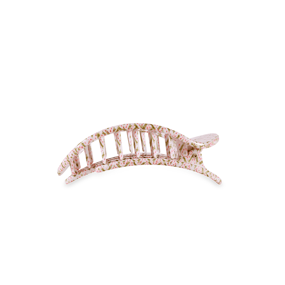 Pine & Pearl Small Flat Round Hair Clip - Hair Clips - TELETIES
