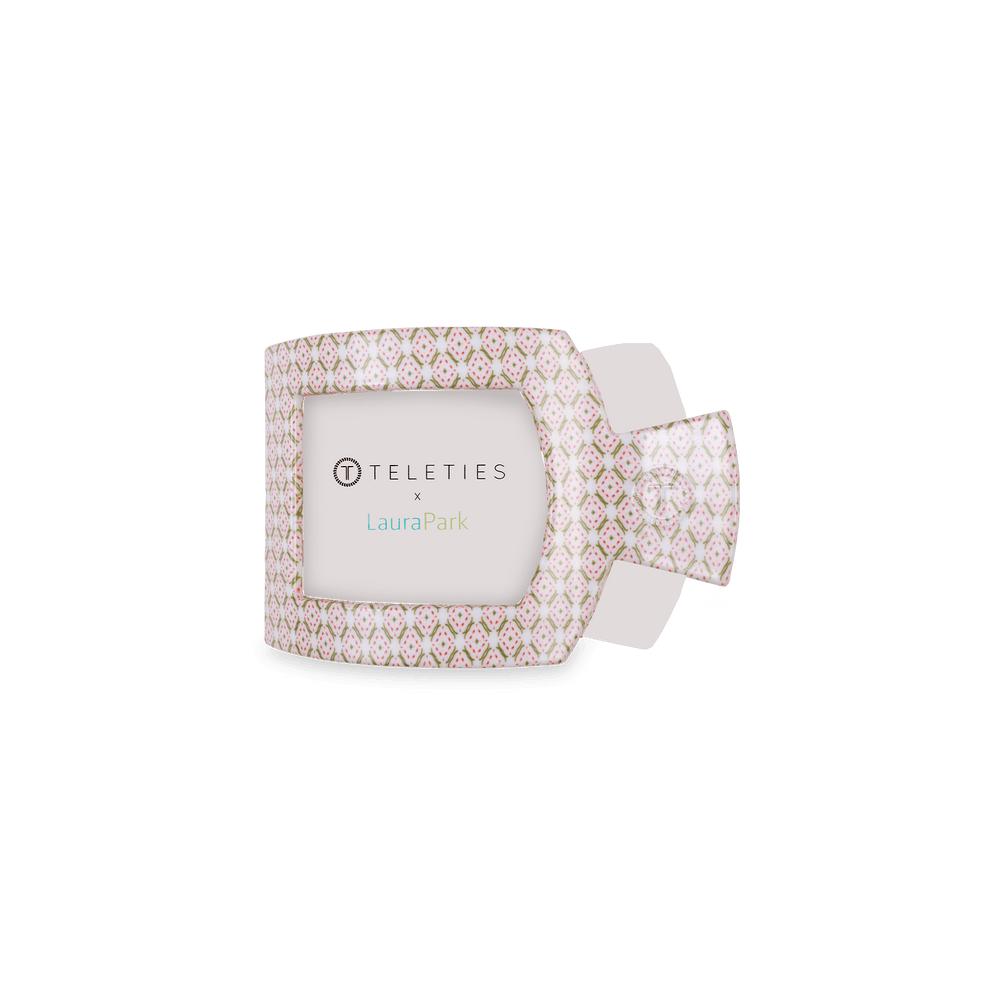 Pine & Pearl Small Flat Square Hair Clip - Hair Clips - TELETIES
