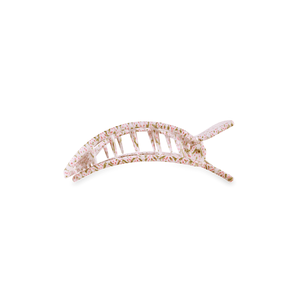 Pine & Pearl Small Flat Square Hair Clip - Hair Clips - TELETIES
