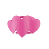 Pink Heart to Heart Small Flat Hair Clip - Hair Clips - TELETIES
