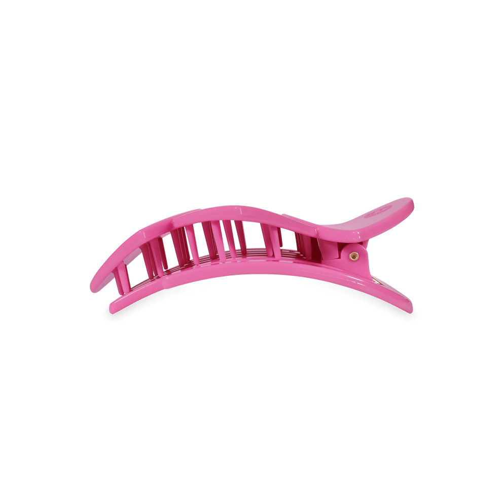 Pink Heart to Heart Small Flat Hair Clip - Hair Clips - TELETIES
