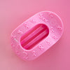 Pink Ribbon Medium Flat Round Clip - Hair Clips - TELETIES
