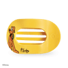 TELETIES - Pluto Large Flat Round Hair Clip in Yellow - Large - Image - 1
