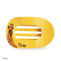 Pluto Large Flat Round Hair Clip in Yellow - Large