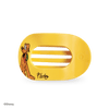TELETIES - Pluto Medium Flat Round Hair Clip in Yellow - Medium - Image - 1