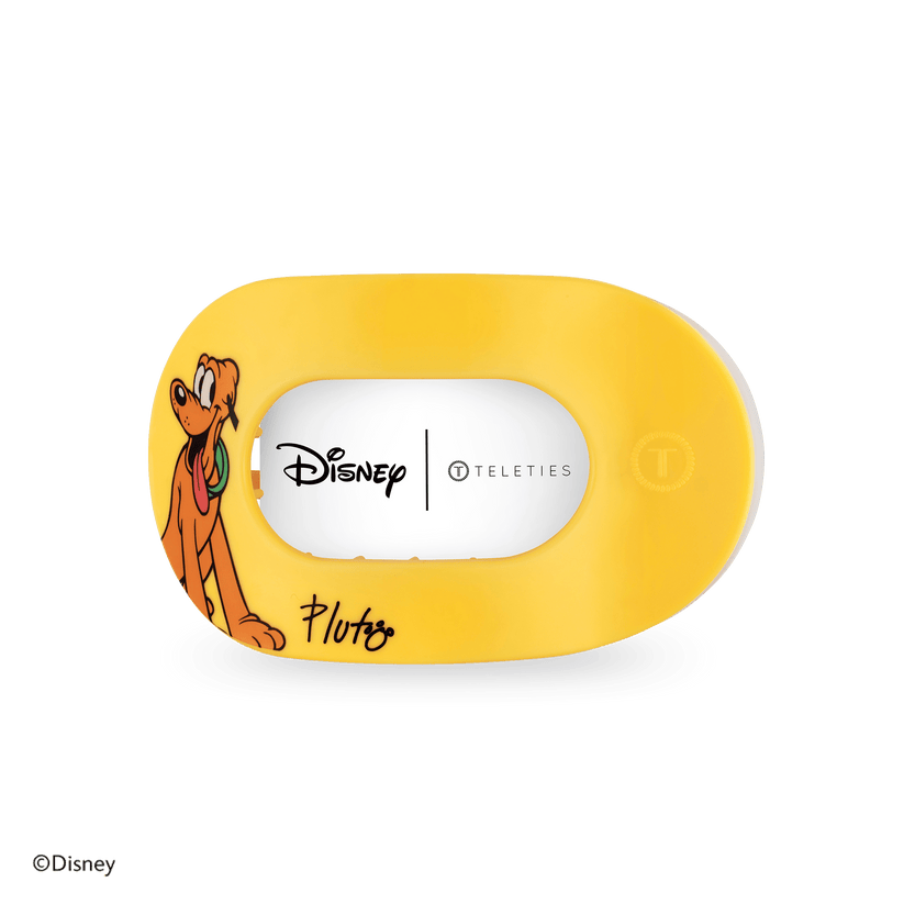 TELETIES - Pluto Medium Flat Round Hair Clip in Yellow - Medium - Image 2