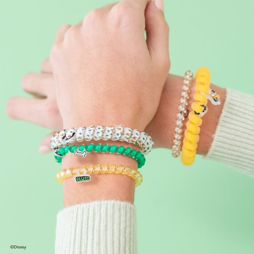 TELETIES - Pluto Mix Pack Hair Ties in Yellow Green - Mix Pack - Image 5