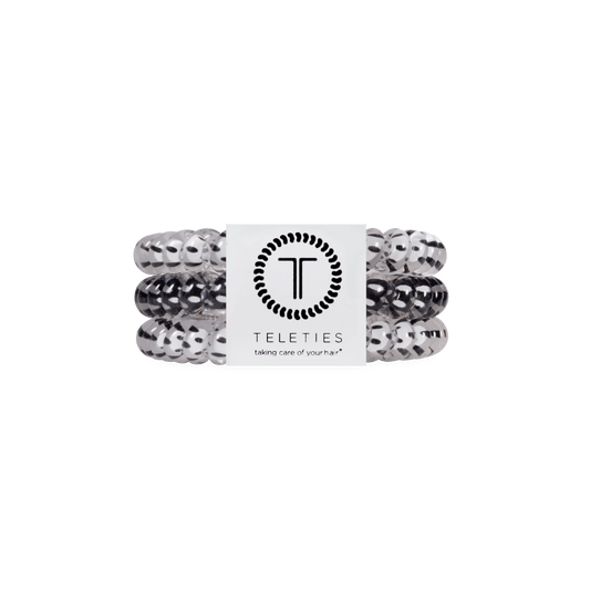 Polka Dot Party Small Hair Ties
                in White Black - Small
              