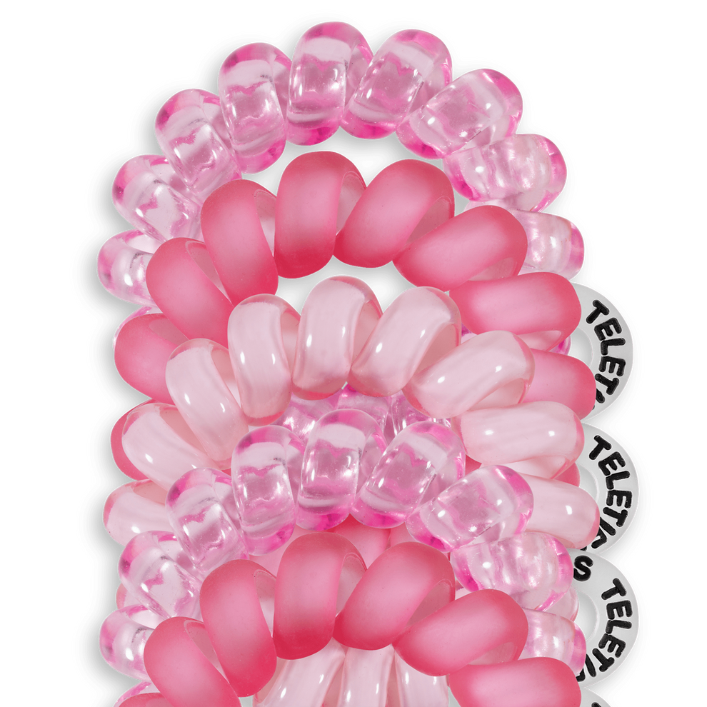 Pretty in Pink Tiny Hair Ties - Hair Ties - TELETIES

