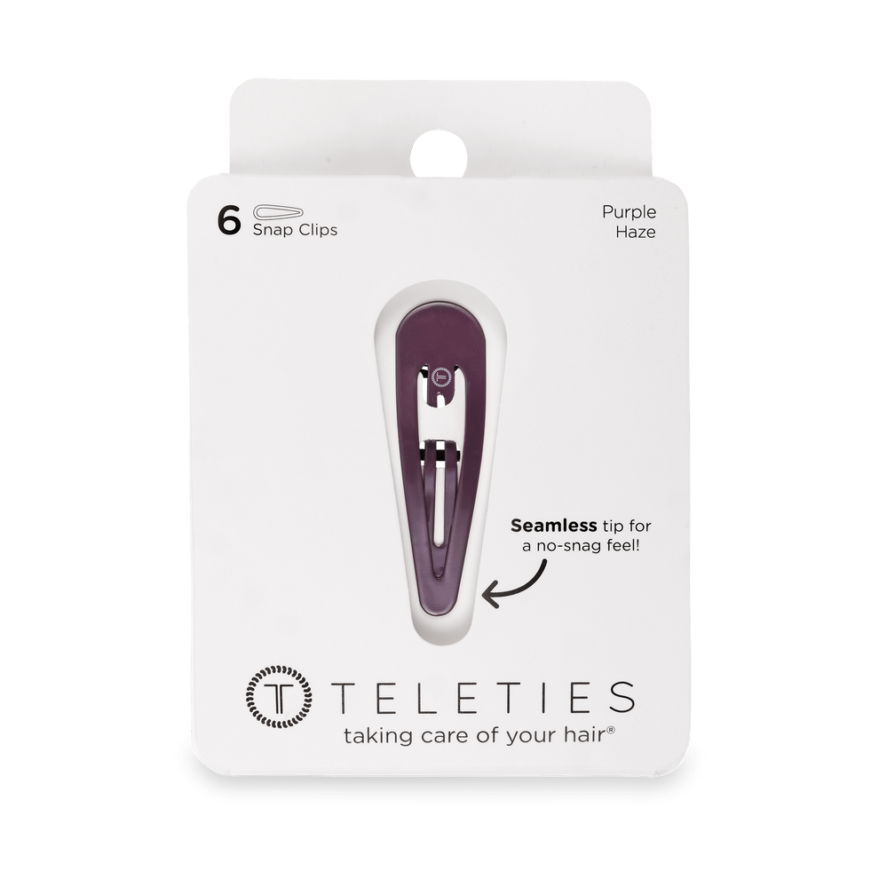 Purple Haze Snap Clips (6Ct) - Hair Clips - TELETIES
