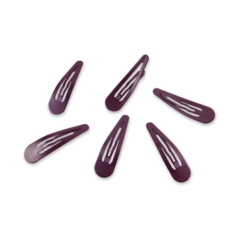 Purple Haze Snap Clips (6Ct) - Hair Clips - TELETIES
