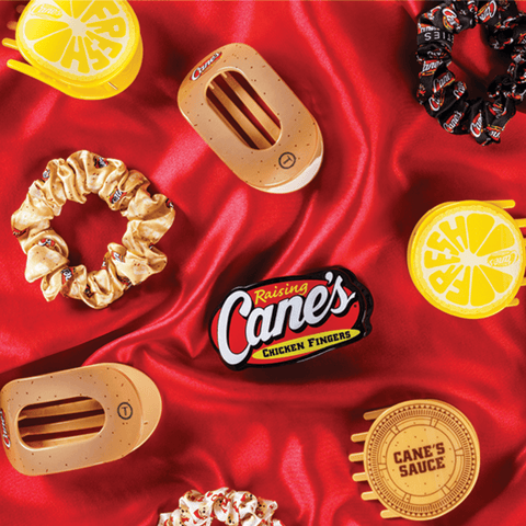Raising Cane's Medium Flat Round Hair Clip