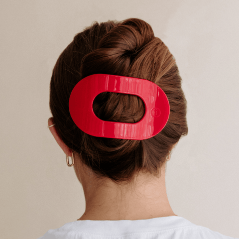 Red Carpet Ready Large Flat Round Hair Clip