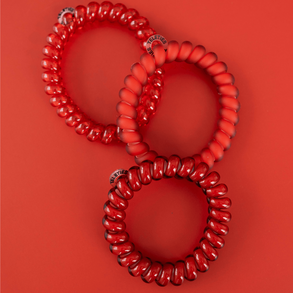 Red Carpet Ready Large Hair Ties - Hair Ties - TELETIES
