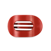 Red Carpet Ready Medium Flat Round Hair Clip - Hair Clips - TELETIES
