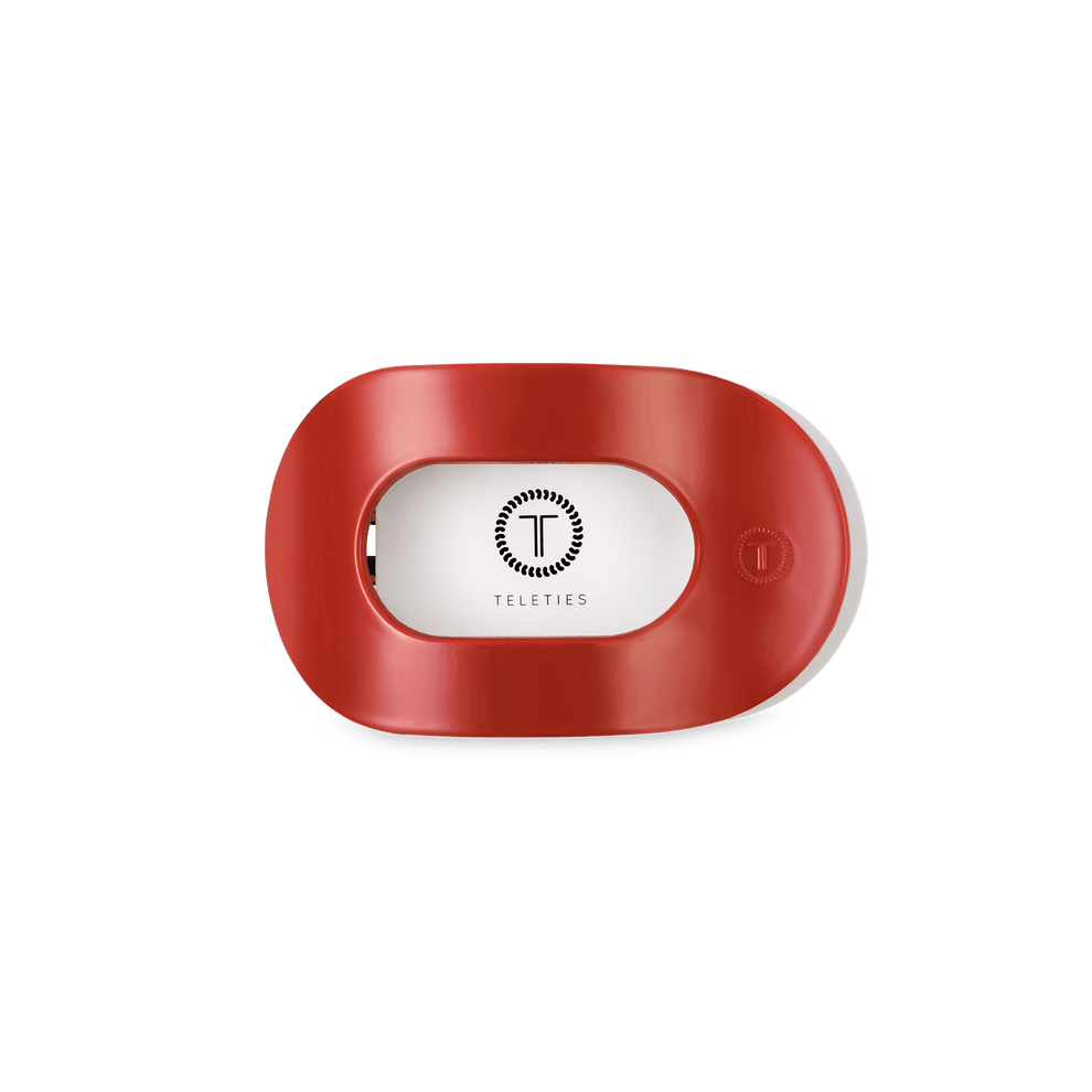 Red Carpet Ready Small Flat Round Hair Clip - Hair Clips - TELETIES

