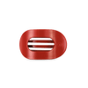 Red Carpet Ready Small Flat Round Hair Clip - Hair Clips - TELETIES
