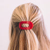 Red Carpet Ready Small Flat Round Hair Clip - Hair Clips - TELETIES
