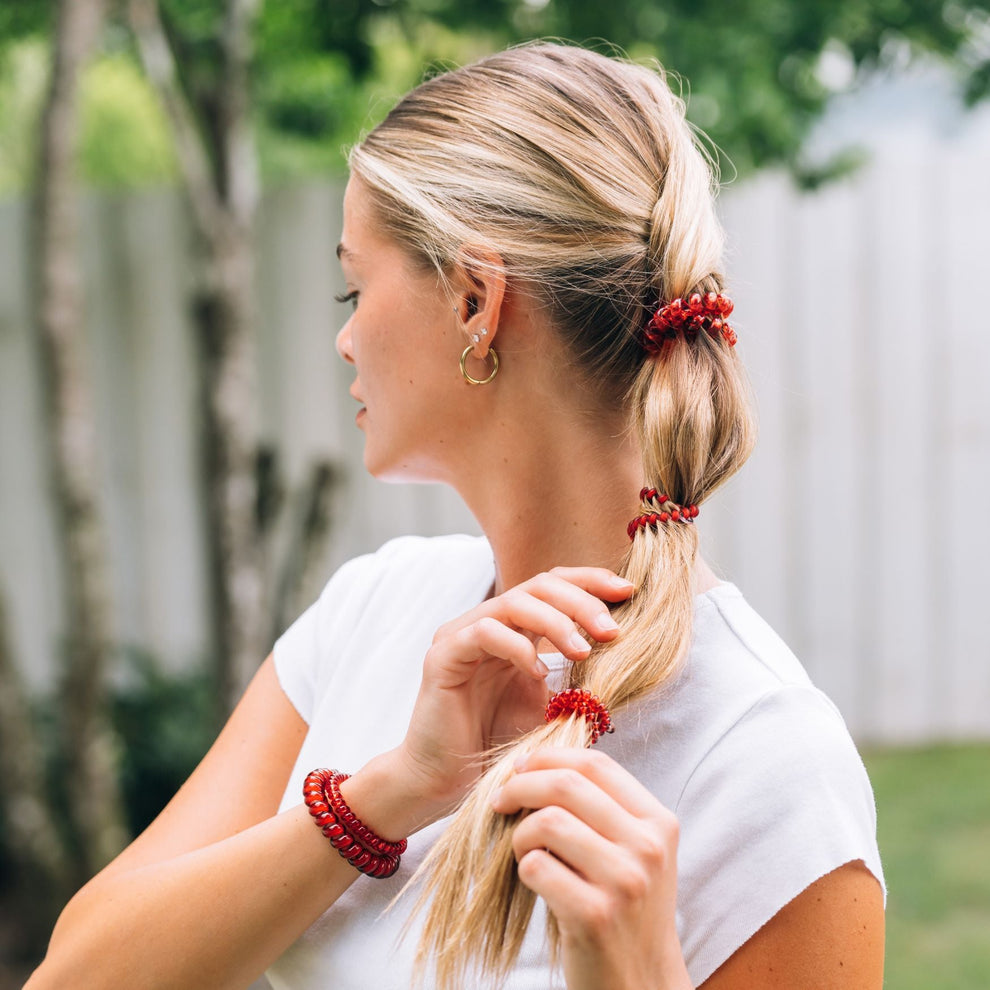 Red Carpet Ready Small Hair Ties - Hair Ties - TELETIES
