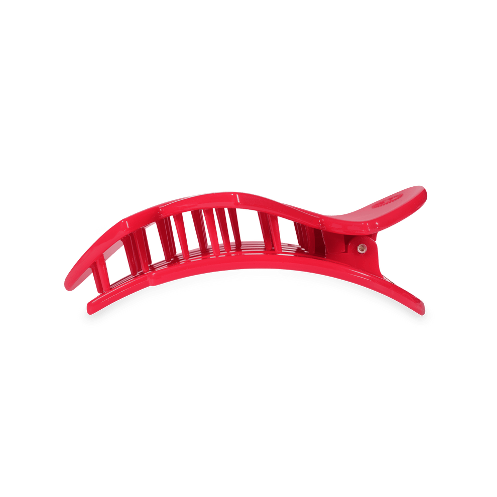 Red Heart to Heart Medium Flat Hair Clip - Hair Clips - TELETIES
