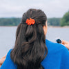 Red Shooting Star Tiny Flat Hair Clip - Hair Clips - TELETIES
