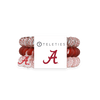 TELETIES - Roll Tide! Large Hair Ties in Red White Gray - Large - Image - 1
