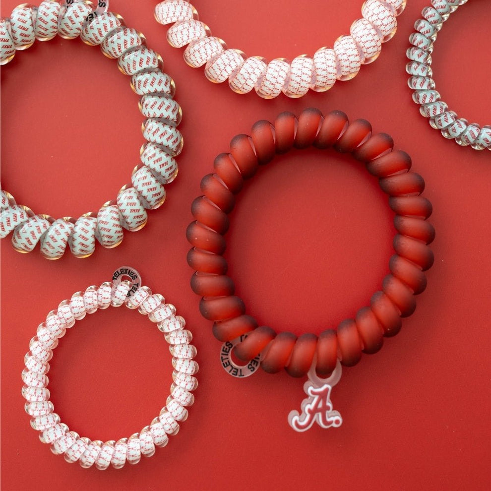 Roll Tide! Large Hair Ties - Hair Ties - TELETIES
