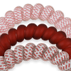 TELETIES - Roll Tide! Large Hair Ties in Red White Gray - Large - Image - 3