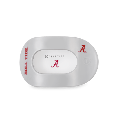 Roll Tide! Medium Flat Round Hair Clip