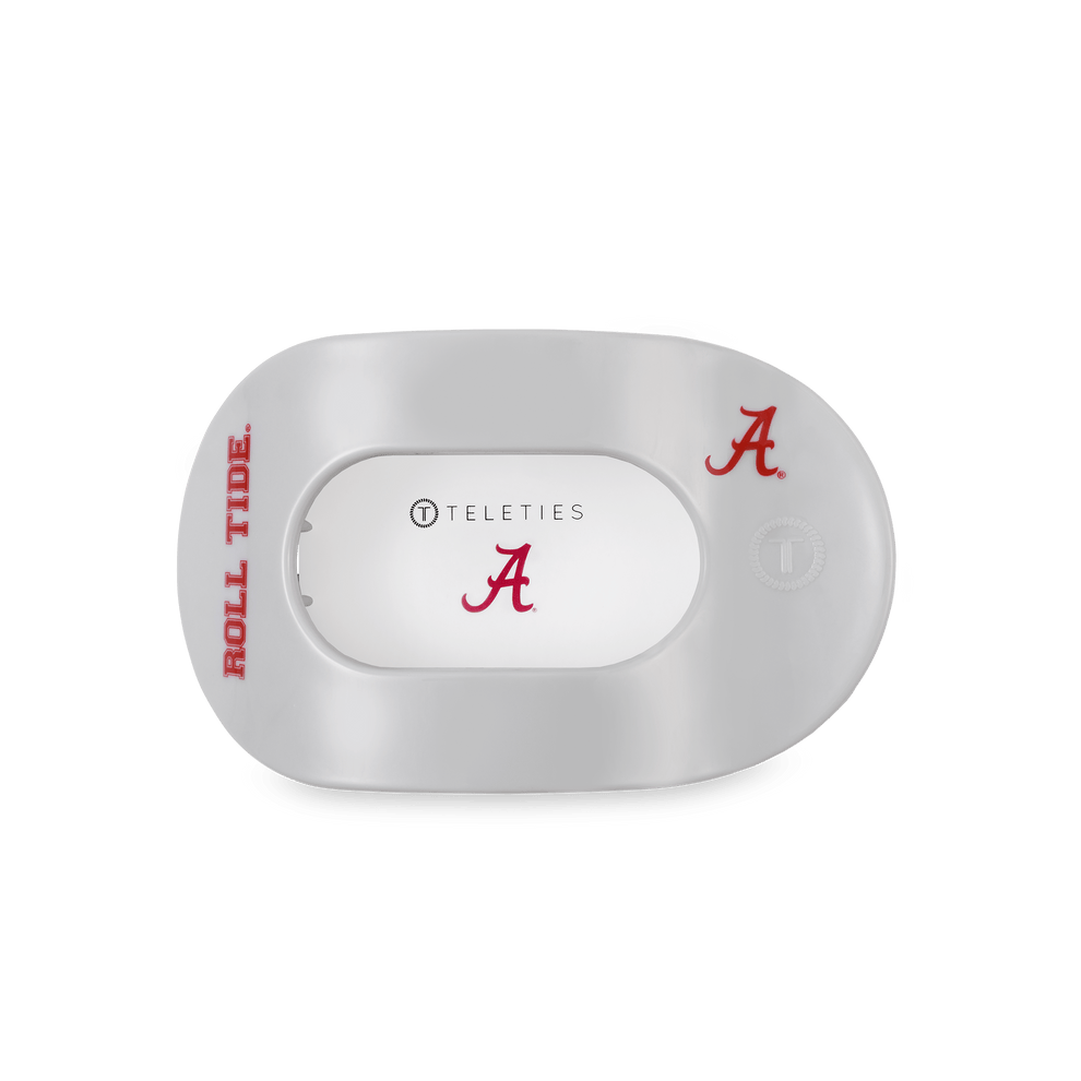 Roll Tide! Medium Flat Round Hair Clip - Hair Clips - TELETIES
