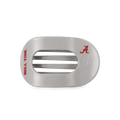Roll Tide! Medium Flat Round Hair Clip
                in Red Gray - Medium
            