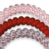 TELETIES - Roll Tide! Small Hair Ties in Red White Gray - Small - Image - 3