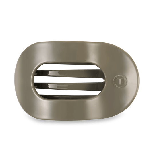 Sage It Ain't So Large Flat Round Hair Clip in Green - Large