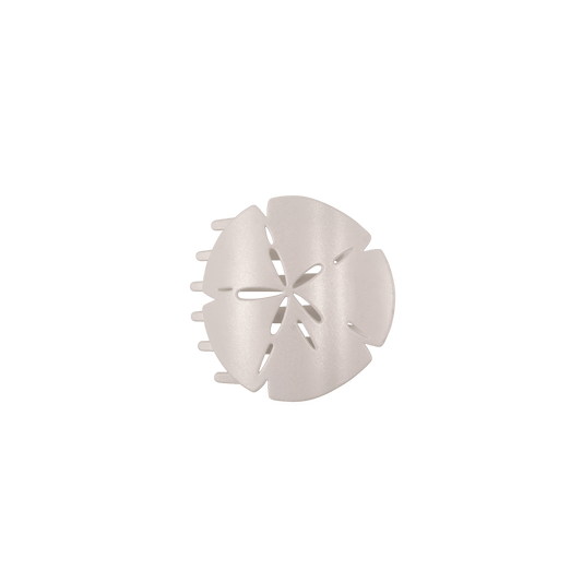 Sand Dollar Small Flat Hair Clip
                in White - Small
              