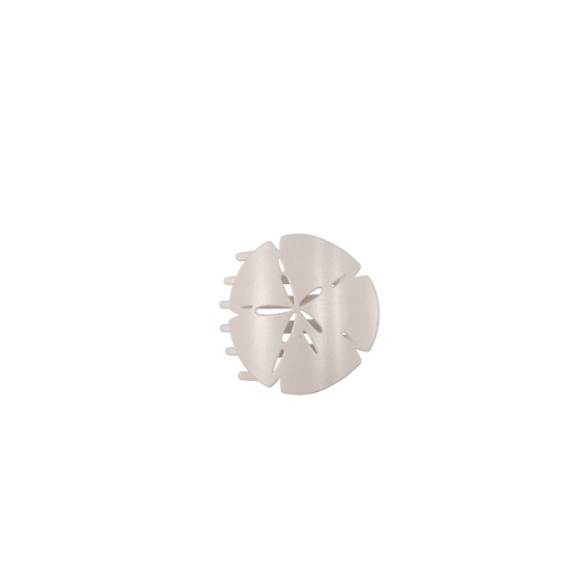 Sand Dollar Tiny Flat Hair Clip
                in White - Tiny
              