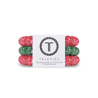 Santa Paws Large Hair Ties in Red Green - Large