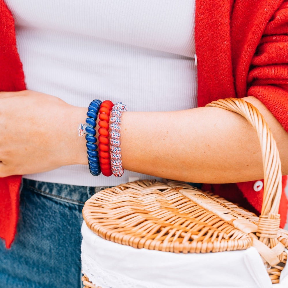 Sea to Shining Sea Large Hair Ties - Hair Ties - TELETIES
