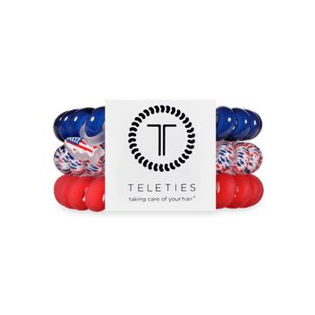 Sea to Shining Sea Large Hair Ties
                in Red Blue - Large
              