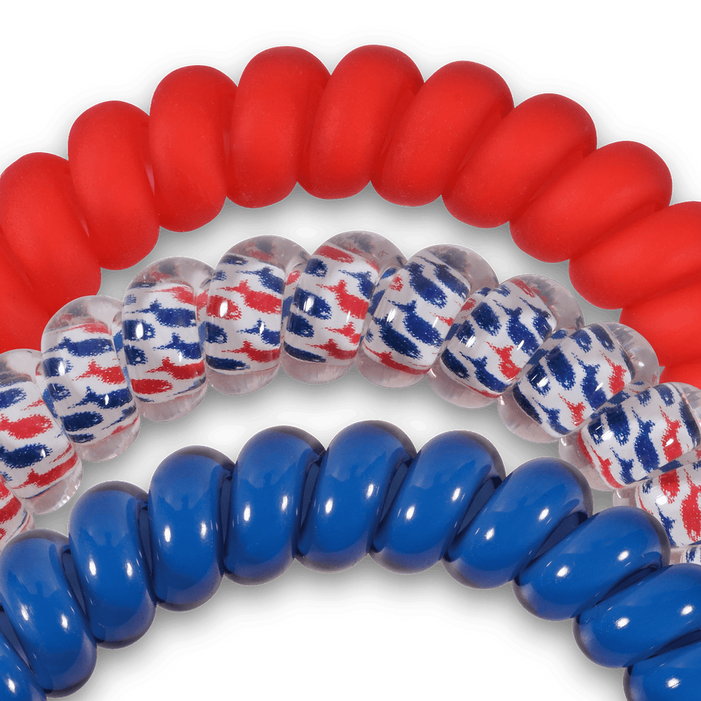 Sea to Shining Sea Small Hair Ties - Hair Ties - TELETIES
