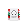 TELETIES - Seasons Greetings Tiny Hair Ties in Red Green - Tiny - Image - 1