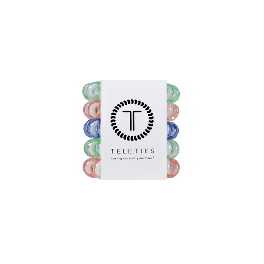 Shades of Summer Tiny Hair Ties
                in Green Pink - Tiny
              