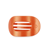 TELETIES - Showbiz Medium Flat Round Hair Clip in Orange - Medium - Image - 1
