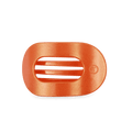 Showbiz Medium Flat Round Hair Clip in Orange - Medium