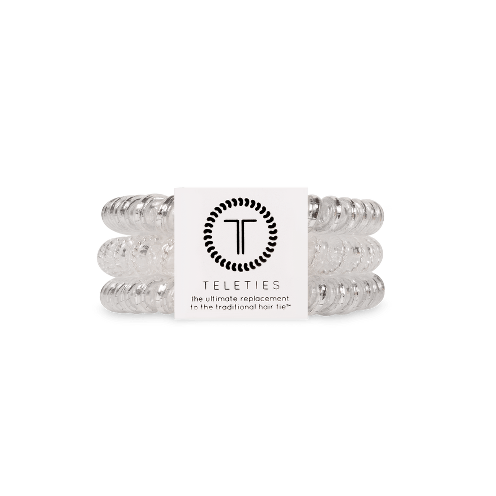 Silver Slay Small Hair Ties - Small - TELETIES
